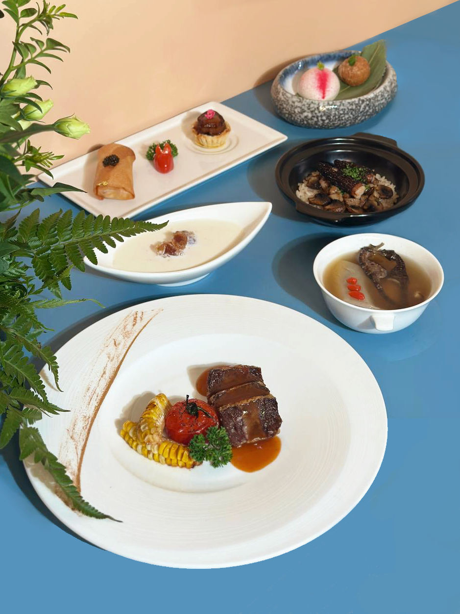 Li Bai Cantonese Restaurant Father's Day Set Menu 2026 — 6-course Cantonese fine dining at $158 per person, Sheraton Towers Singapore, featuring Wagyu Beef Cheek, Abalone Tart, Fish Maw Soup and Black Truffle Claypot Rice